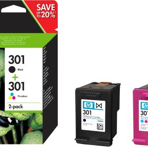Tinteiro HP 301 Pack Preto + Color